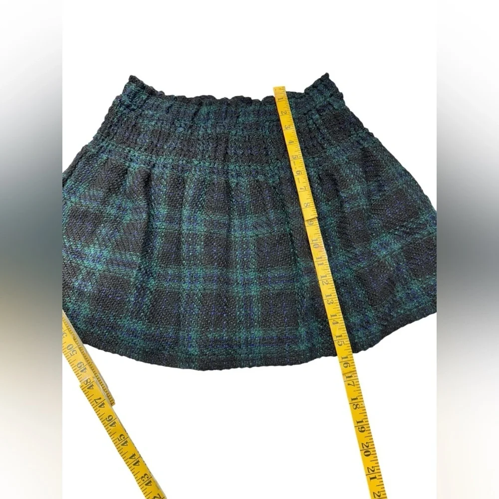 Plaid Blue Skirt